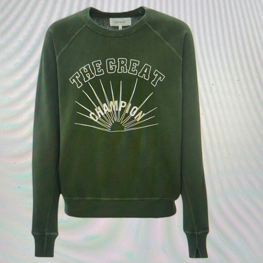 THE GREAT the College W/Champion Graphic Sweatshirt